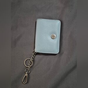 Steve Madden Sky Blue Leather ID Wallet